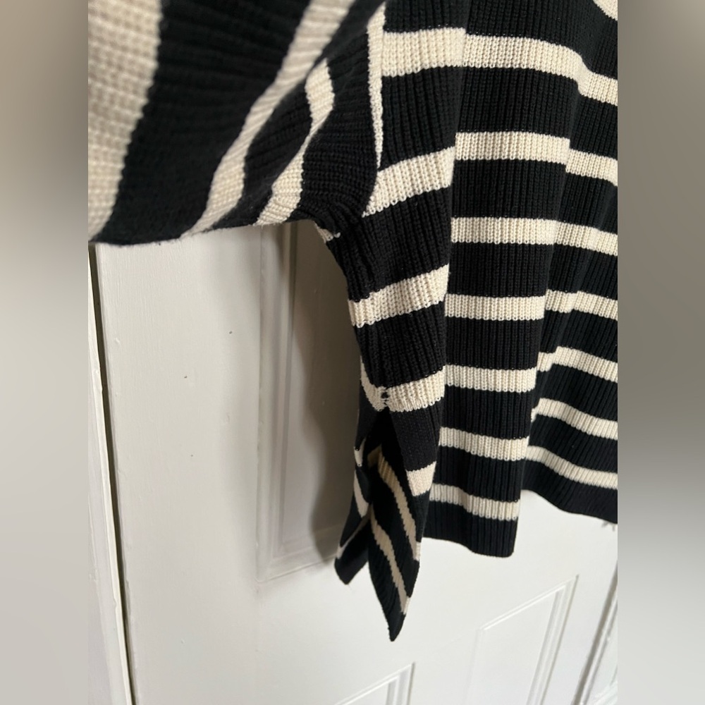 H&M Black and White Striped Knit Sweater - Picture 10 of 12